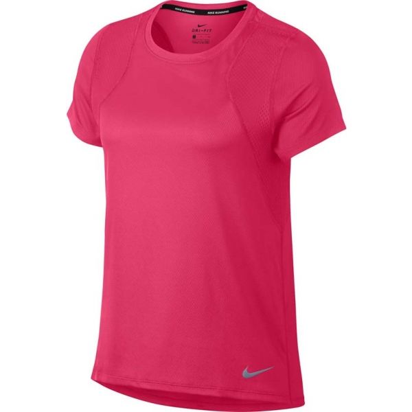 Nike RUN TOP SS růžová XL - Dámské běžecké triko Nike