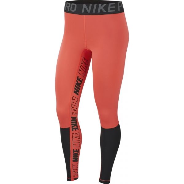 Nike NP SPRT DSTRT TGHT oranžová M - Dámské legíny Nike