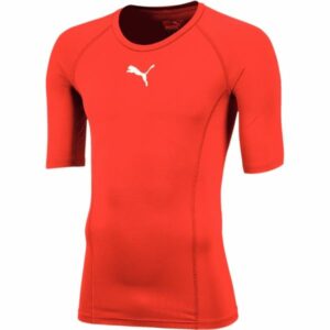 Puma LIGA BASELAYER TEE SS červená S - Pánské funkční triko Puma