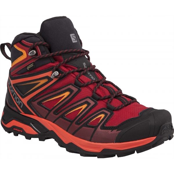 Salomon X ULTRA 3 MID GTX červená 9.5 - Pánská hikingová obuv Salomon