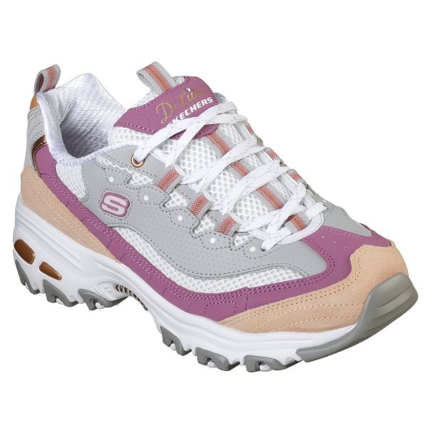 Skechers D'LITES SECOND CHANCE bílá 38.5 - Dámské tenisky Skechers