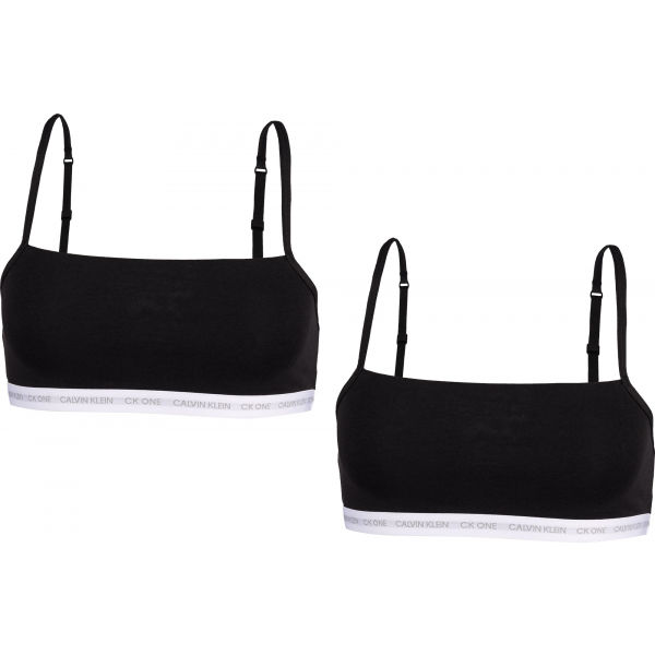 Calvin Klein UNLINED BRALETTE 2PK  XS - Dámská podprsenka Calvin Klein