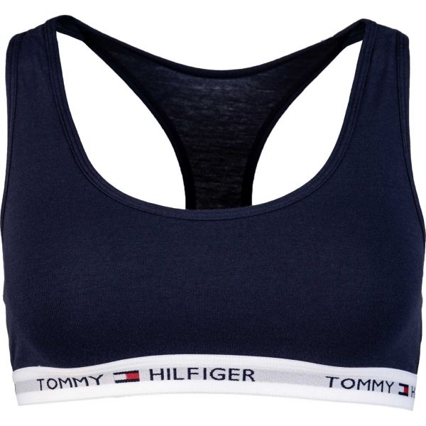 Tommy Hilfiger COTTON BRALETTE tmavě modrá S - Dámská podprsenka Tommy Hilfiger