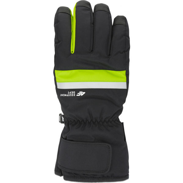 4F SKI GLOVES světle zelená S - Lyžařské rukavice 4F