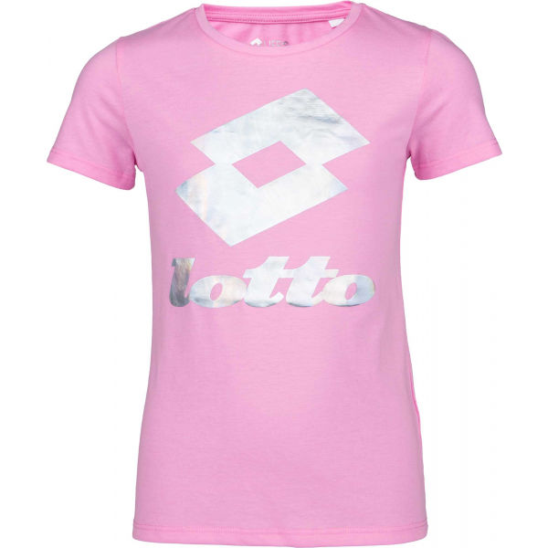 Lotto SMART G TEE JS růžová XL - Dívčí tričko Lotto