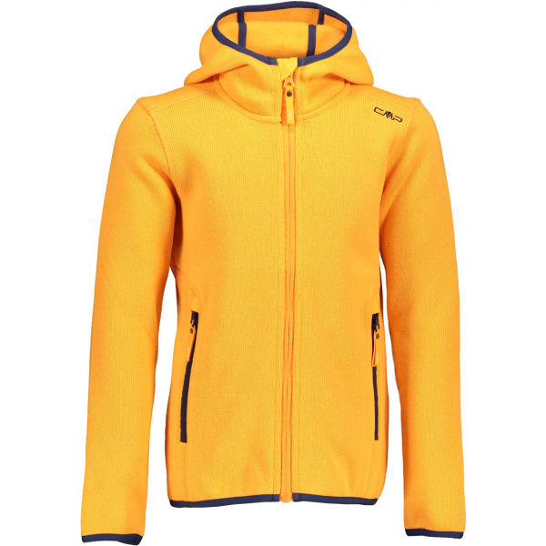 CMP KID G FIX HOOD JACKET  128 - Dívčí mikina CMP