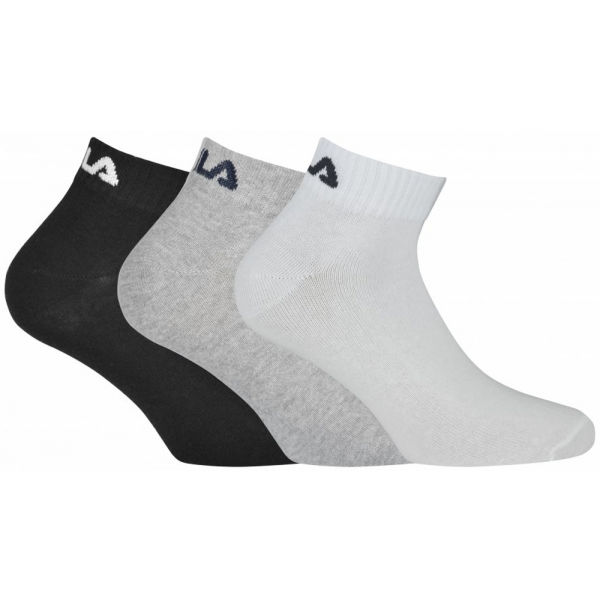 Fila QUARTER PLAIN SOCKS 3P  39 - 42 - Ponožky Fila