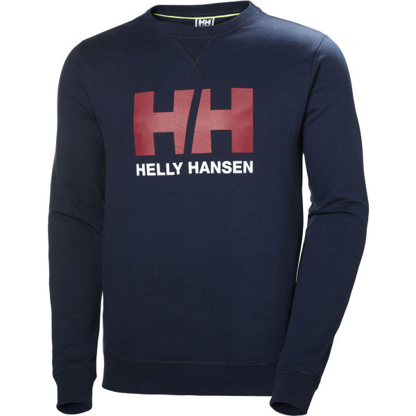 Helly Hansen LOGO CREW SWEAT tmavě modrá M - Pánská mikina Helly Hansen