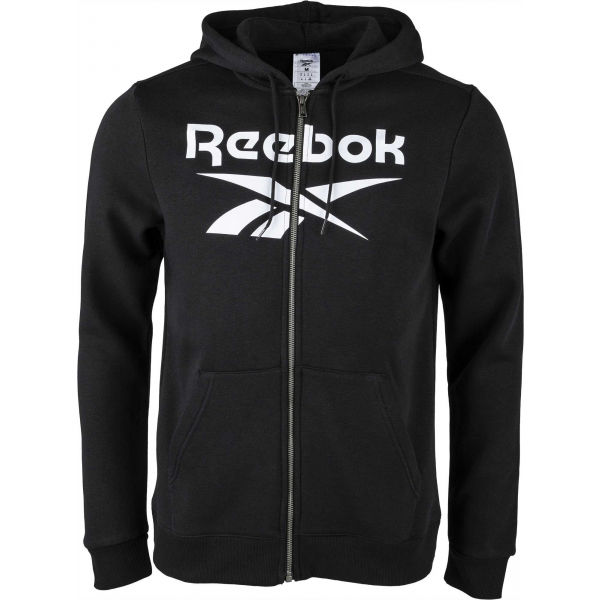 Reebok FLEECE FULL-ZIP HOODIE M  2XL - Pánská mikina Reebok