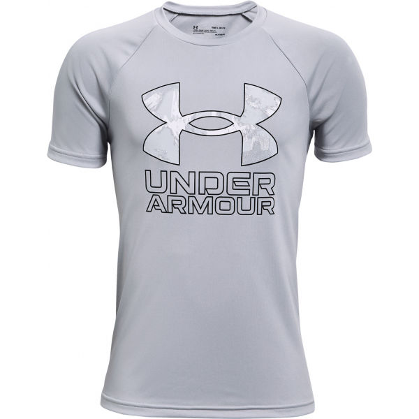 Under Armour TECH HYBRID PRT FILL  L - Chlapecké triko Under Armour