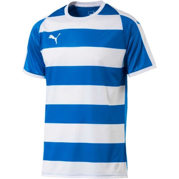 Puma LIGA JERSEY HOOPED modrá M - Pánské sportovní triko Puma