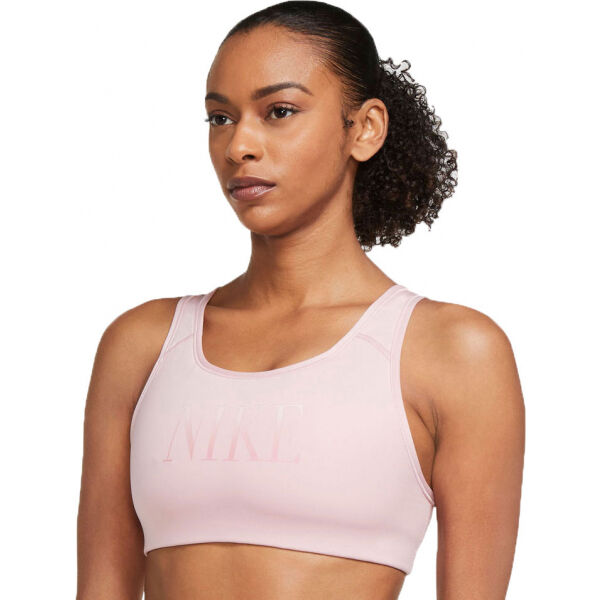 Nike DF SWSH SCPBK GX BRA W Růžová S - Dámská sportovní podprsenka Nike