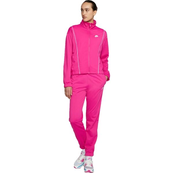 Nike NSW ESSNTL PQE TRK SUIT W Růžová XL - Dámská souprava Nike