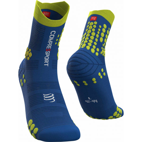 Compressport RACE V3.0 TRAIL Modrá T1 - Běžecké ponožky Compressport