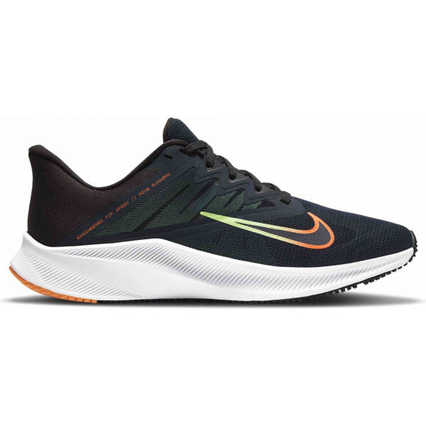 Nike QUEST 3 Černá 10 - Pánská běžecká obuv Nike
