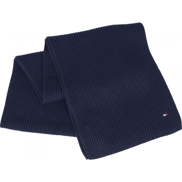 Tommy Hilfiger PIMA COTTON SCARF Tmavě modrá UNI - Pánská šála Tommy Hilfiger