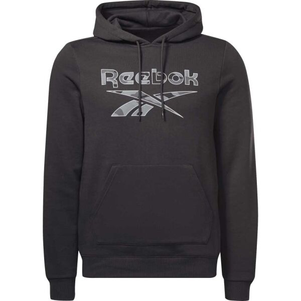 Reebok ID CAMO BL HOODIE Pánská flísová mikina