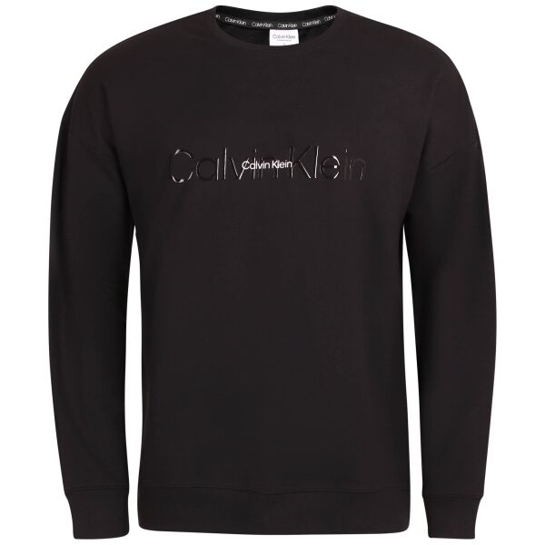 Calvin Klein EMB ICON LOUNGE-L/S SWEATSHIRT Pánská mikina