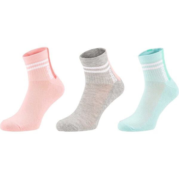 Umbro STRIPED SPORTS SOCKS JNR - 3 PACK Dětské ponožky