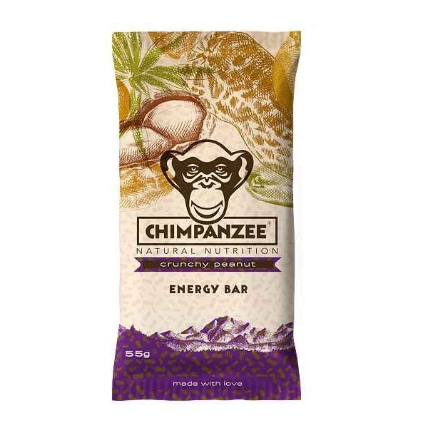 Chimpanzee ENERGY BAR CRUNCHY PEANUT 55 g Energetická tyčinka