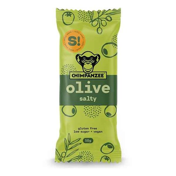 Chimpanzee SALTY BAR OLIVE 50 g Energetická tyčinka