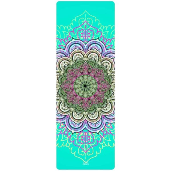 YOGGYS TRAVEL YOGA MAT 1.5 MM SUCCULENT MANDALA Podložka na jógu cestovní