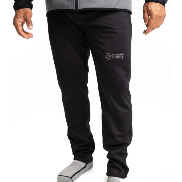 ADVENTER & FISHING THERMO PANTS TITANIUM & BLACK Pánské hřejivé kalhoty Prostrech