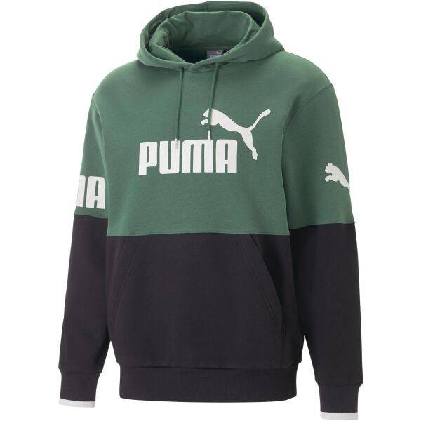 Puma POWER COLORBLOCK HOODIE Pánská mikina