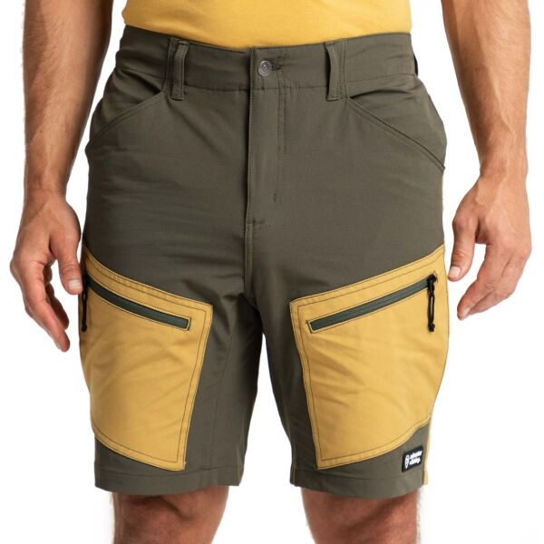 ADVENTER & FISHING FUNCTIONAL OUTDOOR SHORTS SAND & KHAKI Pánské impregnované kraťasy