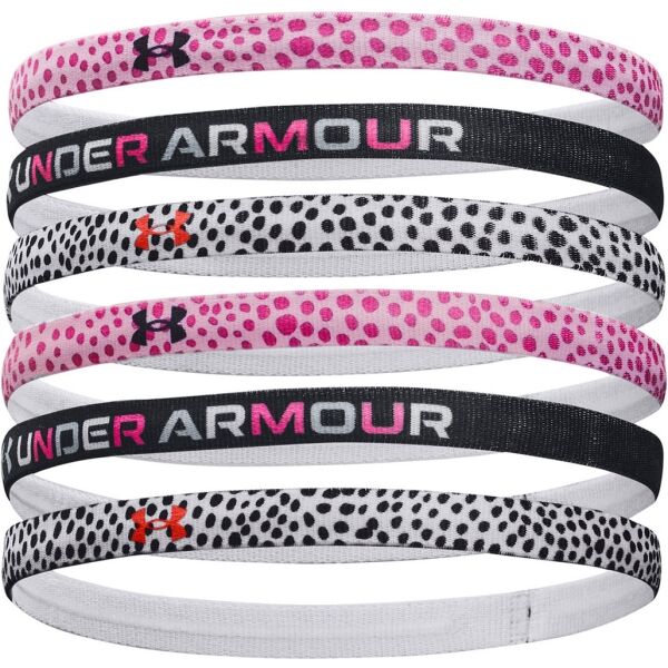 Under Armour GIRLS GRAPHIC HP (6PK) Dívčí elastické čelenky