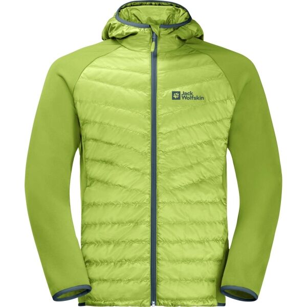 Jack Wolfskin ROUTEBURN PRO HYBRID M Pánská outdoorová zateplená bunda