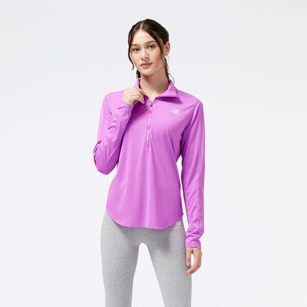 New Balance ACCELERATE HALF-ZIP Dámská mikina