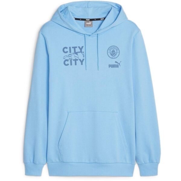 Puma MCFC FTBLCORE GRAPHIC HOODY Pánská mikina