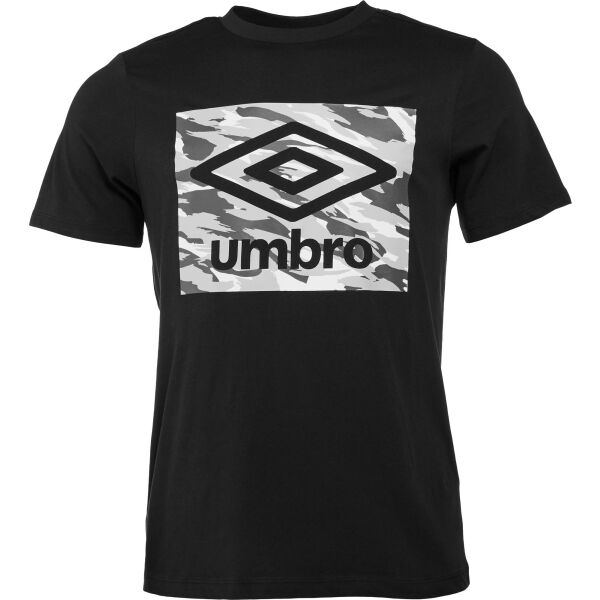 Umbro CAMO BOX LOGO GRAPHIC TEE Pánské triko