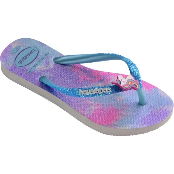 HAVAIANAS KIDS SLIM GLITTER TRENDY Dívčí žabky