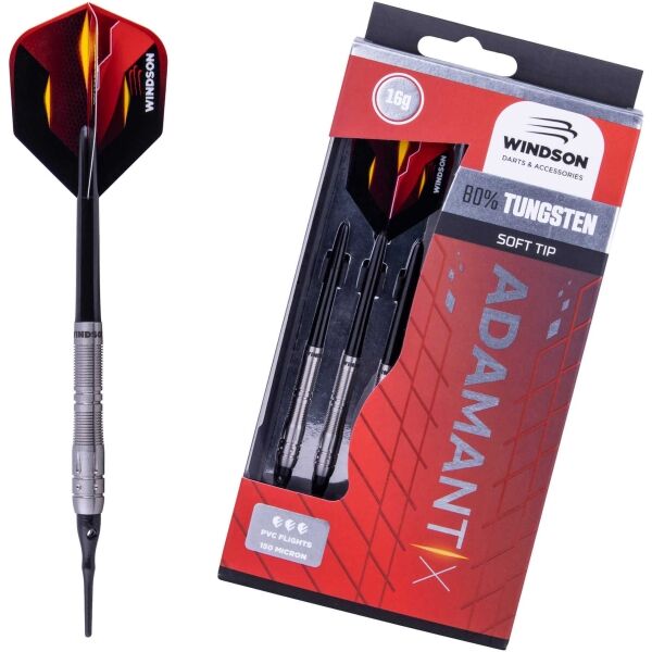 Windson ADAMANTIX 16 G TUNGSTEN SET Set wolframových šipek s měkkými hroty