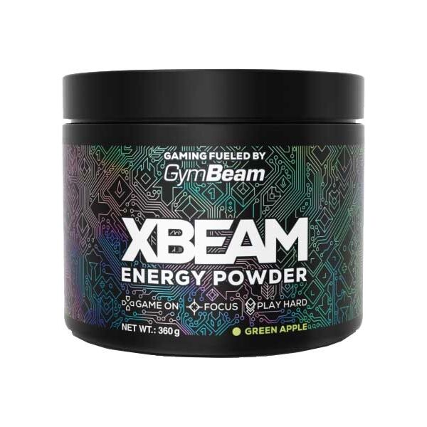 GymBeam ENERGY POWDER - XBEAM 360 G ZELENÉ JABLKO Doplněk stravy