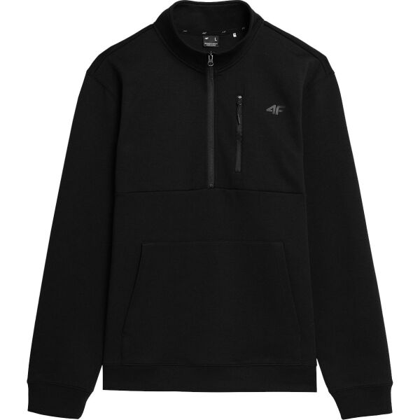 4F SWEATSHIRT 1/2 ZIP Pánská mikina