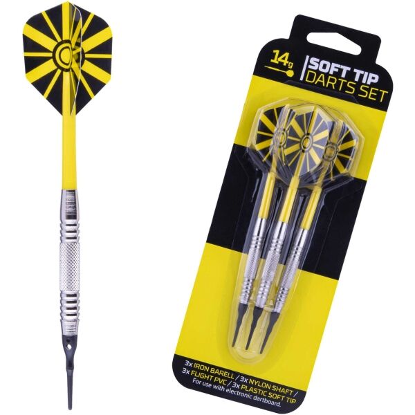 Windson SOFTDARTS 14 G IRON Set šipek s železnými barely a plastovými hroty