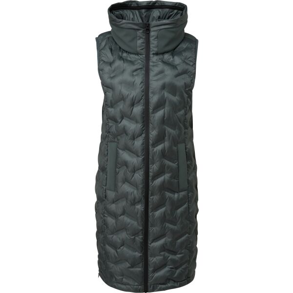 s.Oliver RL OUTDOOR WAISTCOAT Dlouhá vesta s prošíváním