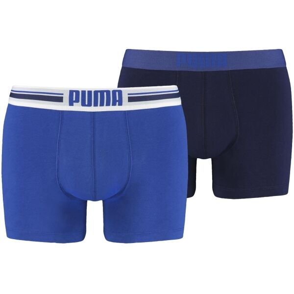 Puma PLACED LOGO BOXER 2P Pánské boxerky