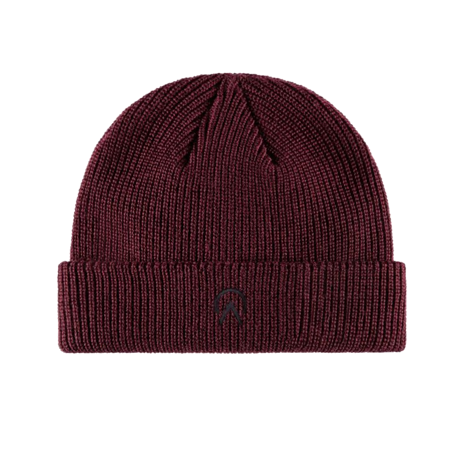 Aycane Čepice Aycane Shallow Beanie Burgundy