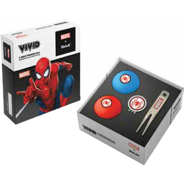 VOLVIK MARVEL SPIDER MAN Set golfových míčků