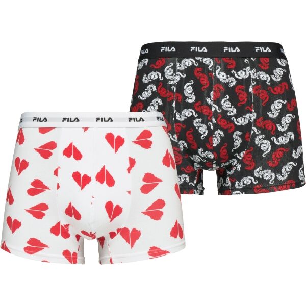 Fila BOXER ELASTIC WITH LOGO IN BOX OF 2 PIECES Pánské boxerky