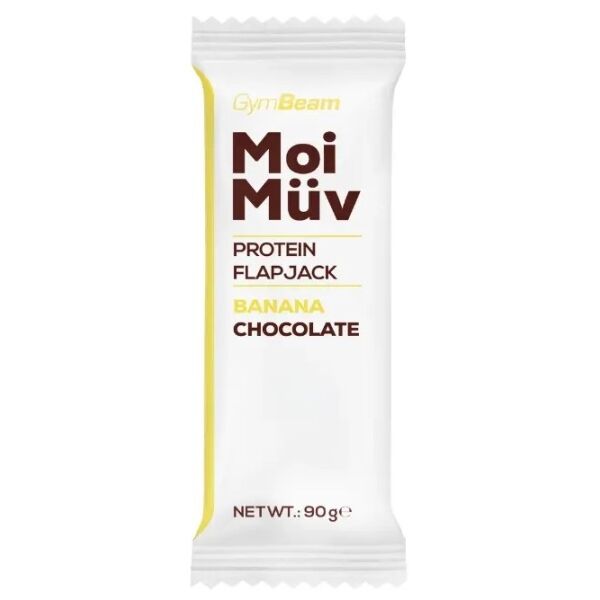 GymBeam MOIMUV PROTEIN FLAPJACK 90 G BANÁN ČOKOLÁDA Proteinová tyčinka