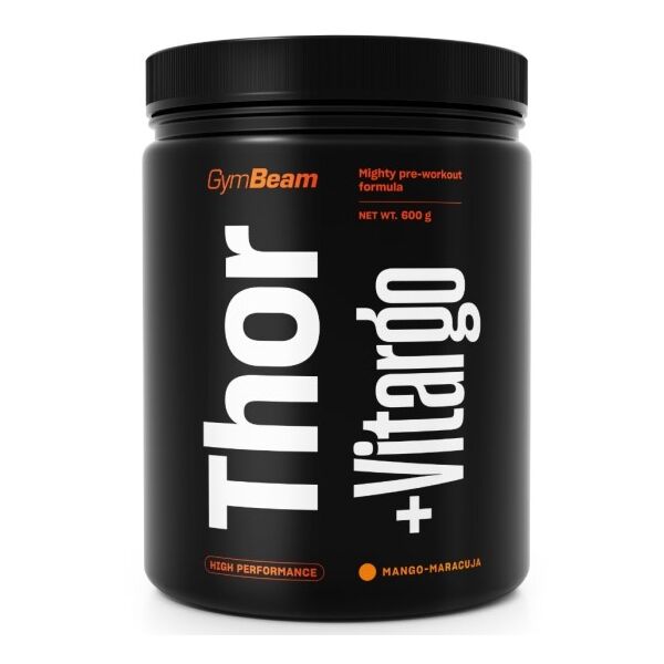 GymBeam THOR FUEL VITARGO 600 G MANGO-MARAKUJA Pre-workout směs