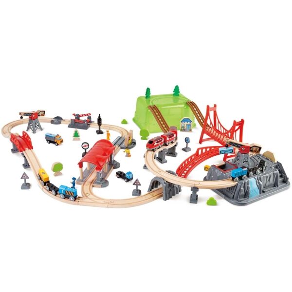 HAPE TRAIN TRACK WITH TOY BOX Vláčkodráha