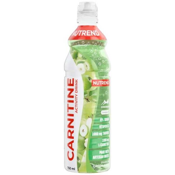 Nutrend CARNITINE ACTIVITY DRINK 750 ML ZELENÉ JABLKO Sportovní sycený nápoj