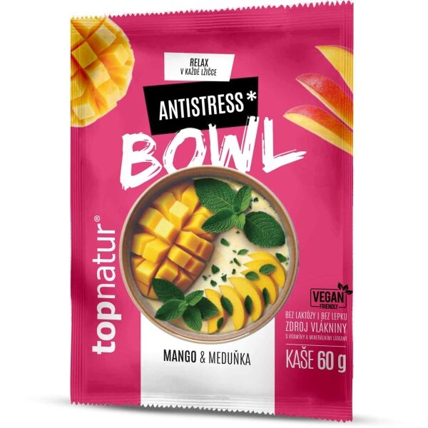 TOPNATUR BOWL ANTISTRESS 60 G MANGO + MEDUŇKA Kaše