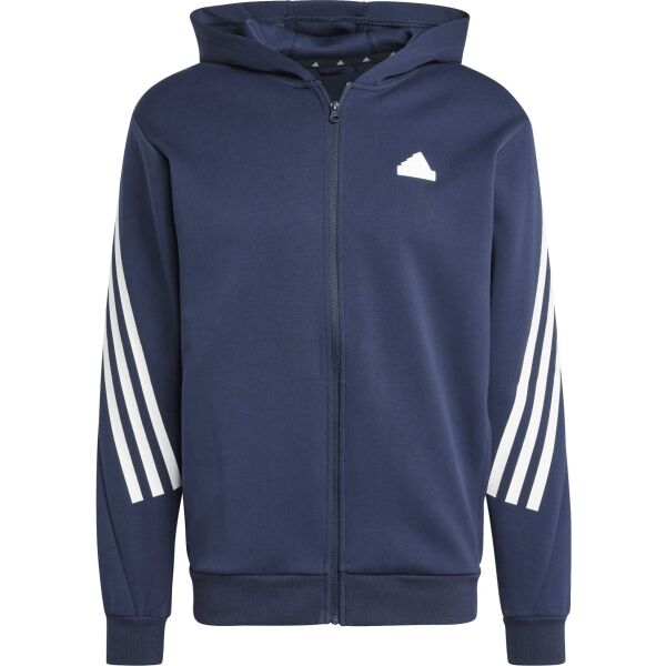 adidas FUTURE ICONS 3-STRIPES FULL ZIP HOODIE Pánská mikina